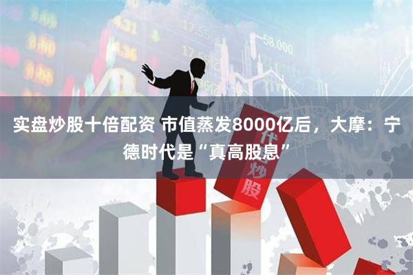 实盘炒股十倍配资 市值蒸发8000亿后，大摩：宁德时代是“真高股息”