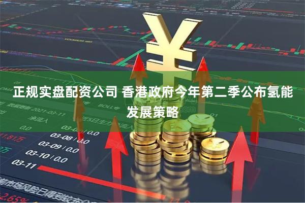 正规实盘配资公司 香港政府今年第二季公布氢能发展策略