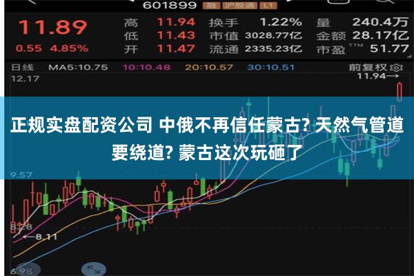 正规实盘配资公司 中俄不再信任蒙古? 天然气管道要绕道? 蒙古这次玩砸了