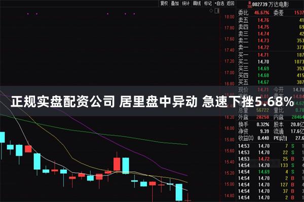正规实盘配资公司 居里盘中异动 急速下挫5.68%