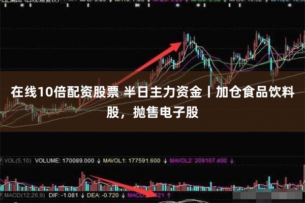 在线10倍配资股票 半日主力资金丨加仓食品饮料股，抛售电子股